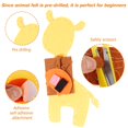 thumbnail image 3 of CNKOO 14pcs Sewing Felt Toy for Fine Motor Skills DIY Sewing Animals Craft Kit Early Educational Animals Sewing Kit Sensory Development Felt Animals Craft Kit for Kids Aged 3-12, 3 of 8