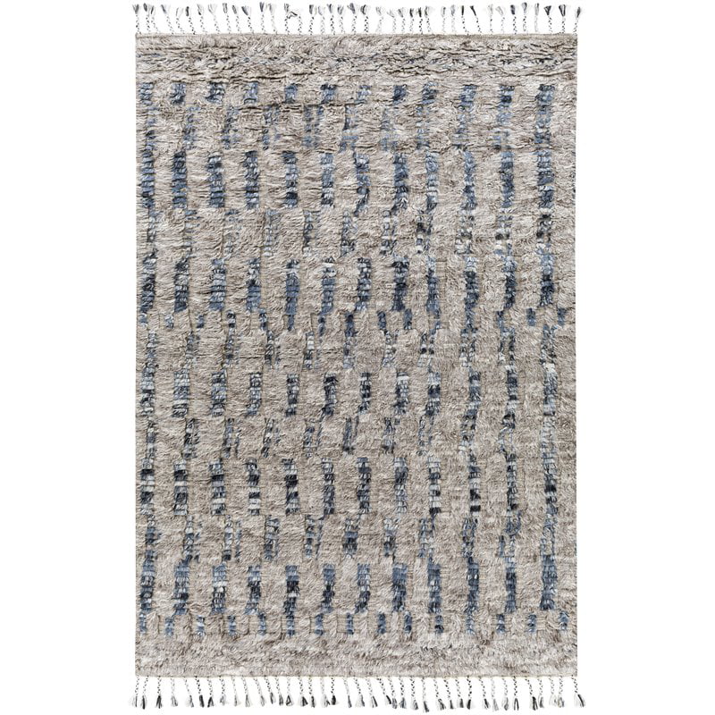 Colonial Mills Sterling Braided Reversible Rug USA Made Denim 6' x 9' 6' x 9' Grey Rectangle 