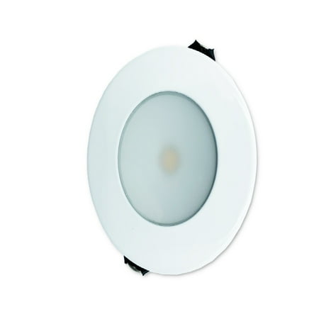

MegaLED Sounio LED Downlight Fixture WW | 5W - 330 Lumens | Recessed Mounting Stainless Steel Dimmable Light | Boating & Yacht Lighting