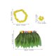 thumbnail image 2 of unbranded 1Jgo Conjunto De Hawaiano Amarillo Con Falda De Pasto Y Accesorios Para Fiesta Tropical, 2 of 8