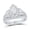 White, variant on 14K White Gold Marquise Diamond Bridal Wedding Ring Set 1.5cttw Certified