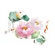 thumbnail image 4 of Vinilo decorativo de flores para pared, elegante accesorio 3D para la sala de estar. Estilo B, 4 of 9