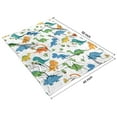 thumbnail image 4 of Colorful Dinosaurs Cacti Pattern Blanket,Comfortable Soft Lamb Wool Throw Blanket,All Season,Warm Lightweight Blankets for Sofa Bed Couch Living Room Chair,40"x50", 4 of 4