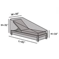 thumbnail image 4 of 1pc Cubierta de polvo para silla de cubierta Cubierta de muebles a prueba de lluvia Protector de silla de tela Oxford para el hogar al aire libre, 4 of 7