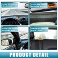 thumbnail image 5 of Unique Bargains 2pcs Universal Car Solar Power Simulated Dummy Alarm Car Anti-Theft LED Flashing Warning Light Green, 5 of 6