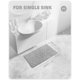 thumbnail image 5 of Alfombrilla DE baño ANTIDESLIZANTE 40 x 60 cm CHAO gris, 5 of 5