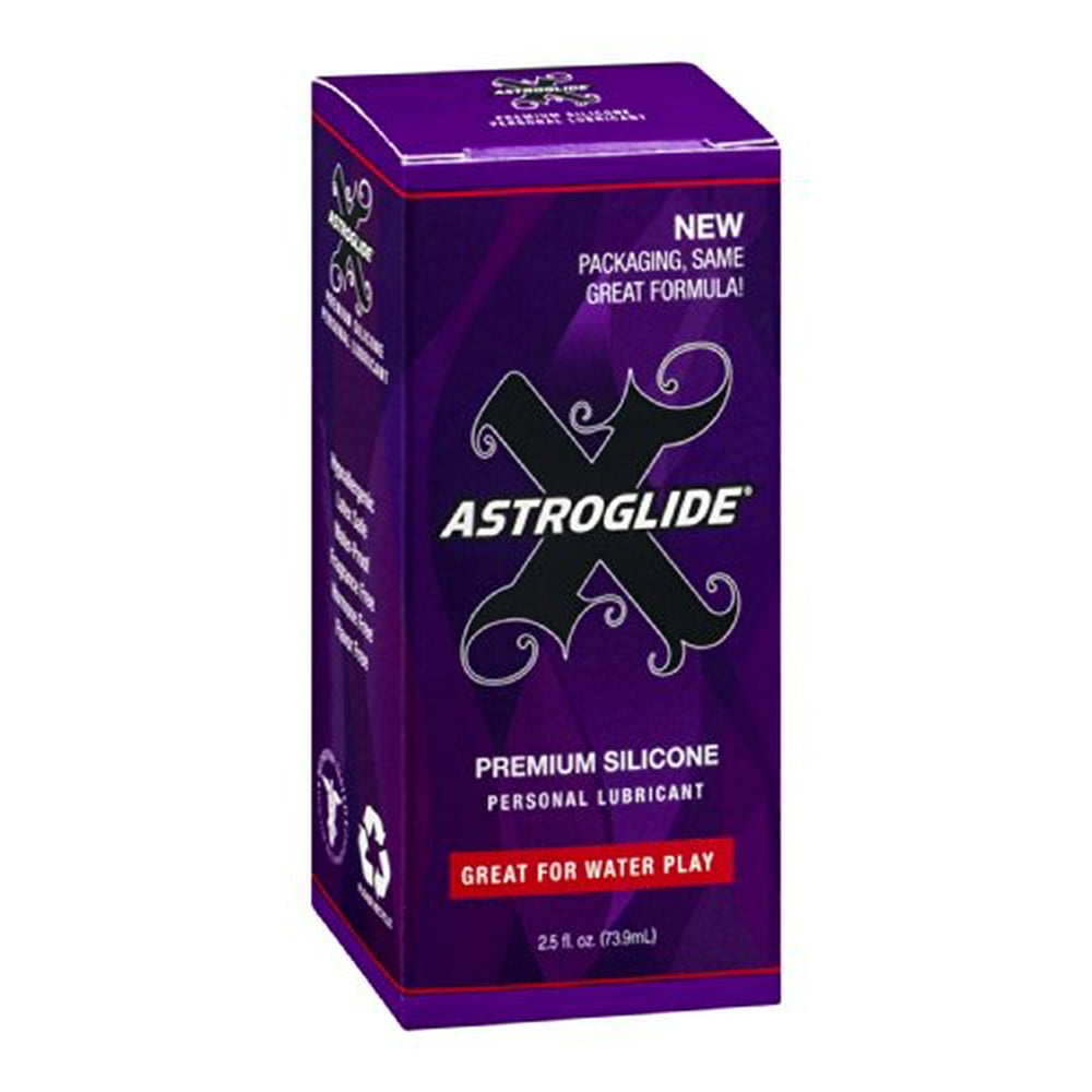 3 Pack Astroglide X Silicone Based Personal Sex Lubricant 2.5oz Each