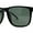 Matte Black / Green, variant on Polarized Gentlemens Classic Fashion Horn Rim Sunglasses Matte Black
