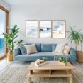 thumbnail image 4 of Hieng Botanical Flower Canvas Wall Art Set Of 3, Modern Nature Wildflower Wall Decor, Rustic Floral Wall Painting, Vintage Flowers Art Prints For Bedroom Living Room Office Decor (12X16 Inch), 4 of 5
