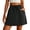 Dark Gray, variant on Aboser Summer Athletic Skirts for Women Casual A Line Mini Skirt Elastic Waist Drawstring Skirts Solid Color Sports Skirt Workout Tennis Golf Skirts with Pockets