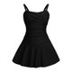 thumbnail image 4 of WILLBEST Trajes de Baño Traje de Baño Para Mujer Moda Conservadora Cubierta Color Sólido Sin Espalda Traje de Baño, 4 of 4