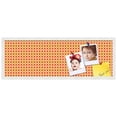 thumbnail image 2 of PinPix 36x12 Custom Cork Bulletin Board Red - Orange Diamond Poster Board Has a Fabric Style Canvas Finish, Framed in Red - Orange Diamond, by ArtToFrames (PinPix-331), 2 of 6