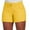 Yellow, variant on Womens Fashion Shorts Drawstring Cotton Beach Pocket Lightweight Comfy Stretch Short Elastic-Waist Inseam Running Gym Summer Classic Fit Shorts