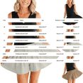 thumbnail image 3 of TRUBKH Skorts for Women Ruffled Tiered Skirts High Waist Soft Short Tennis Golf Shorts Scrunch Shorts Dance Shorts Breathable Flowy Skirts Beach Vacation Shorts Elastic Waist Beige 4XL, 3 of 5