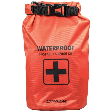Life Gear 41 3820 130 Piece Dry Bag First Aid Survival Kit