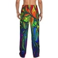 thumbnail image 3 of Daiia Pride Rainbow Men's Sleep Pant with Pockets and Drawstring,Pajama Pants-Medium, 3 of 9