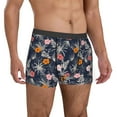 thumbnail image 4 of Cauagu Hawaiian Style Print Boxer Briefs for Men,Comfortable Breathable Men's Underwear Moisture Wicking Underpants -Medium, 4 of 8