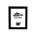 thumbnail image 1 of Black 1 Inch Flat Picture Frame, Solid Wood Wall Decor Poster Picture Frames by US Art Frames, 1 of 5