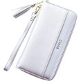 thumbnail image 1 of czcpp-Women Wallets Tassel Bifold Ladies Cluth Wristlet Wrist strap Long Purse, 1 of 4