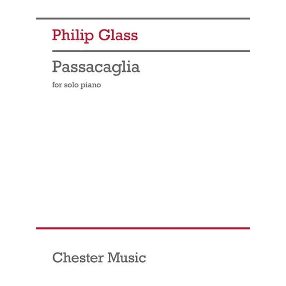 Passacaglia: for Piano