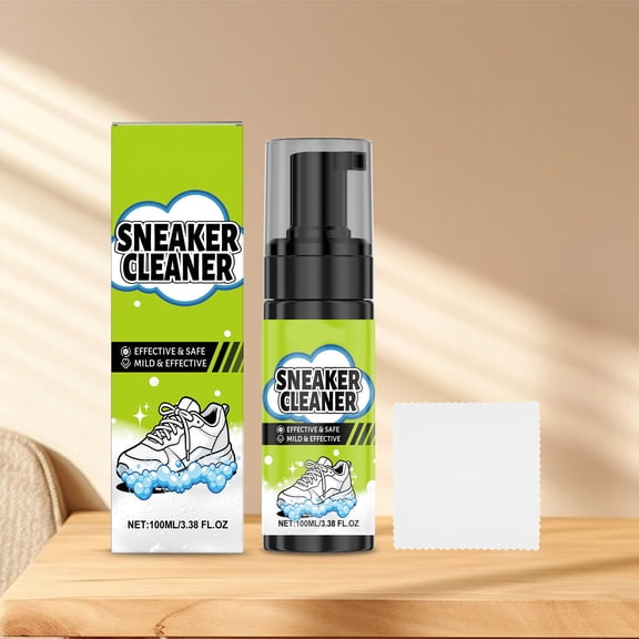 Cevemin Sports Shoe Cleaner Foam - Stain Removal for White Shoes, Gentle on Shoe Upper, Quick Cleaning Solution for Sneakers and Footwear Enthusiasts (100ml)