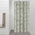 thumbnail image 2 of LightColor Origami Dinosaurs Pattern Shower Curtain 36"x72" ,Bathroom Decorative Shower Curtains Set with 12 Hooks,Modern Waterproof Washable Shower Curtain, 2 of 6
