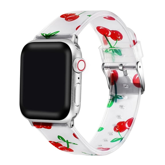 Posh Tech Printed Silicone Fruit Bands for Apple Watch Series 1,2,3,4,5