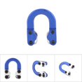 thumbnail image 1 of Durable Metal Material 3 Colors Hunting Loop, Bowstring Wear Archery D Ring, for Hunting Outdoor, 1 of 7