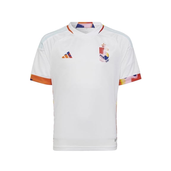 adidas Belgium 22 Away Jersey Kids', White, Size L