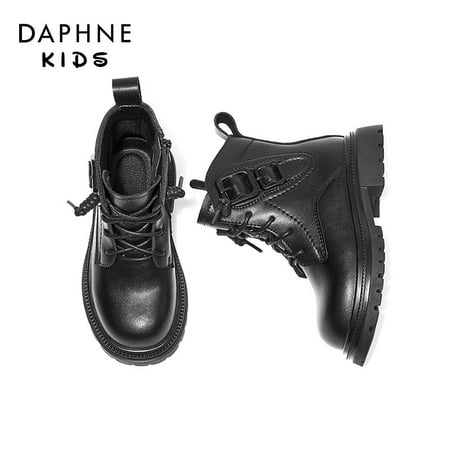 

DAPHNE Girls‘ High Top Boots Outdoor Lace Up Round Toe Shoes