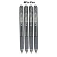 thumbnail image 1 of 0.7mm Magic Erasable Pen Press Gel Pen Set 8 Colors Erasable Refill Rod Gel Ink Stationery Retractable Pens Washable Handle Rod Black-4pen, 1 of 6