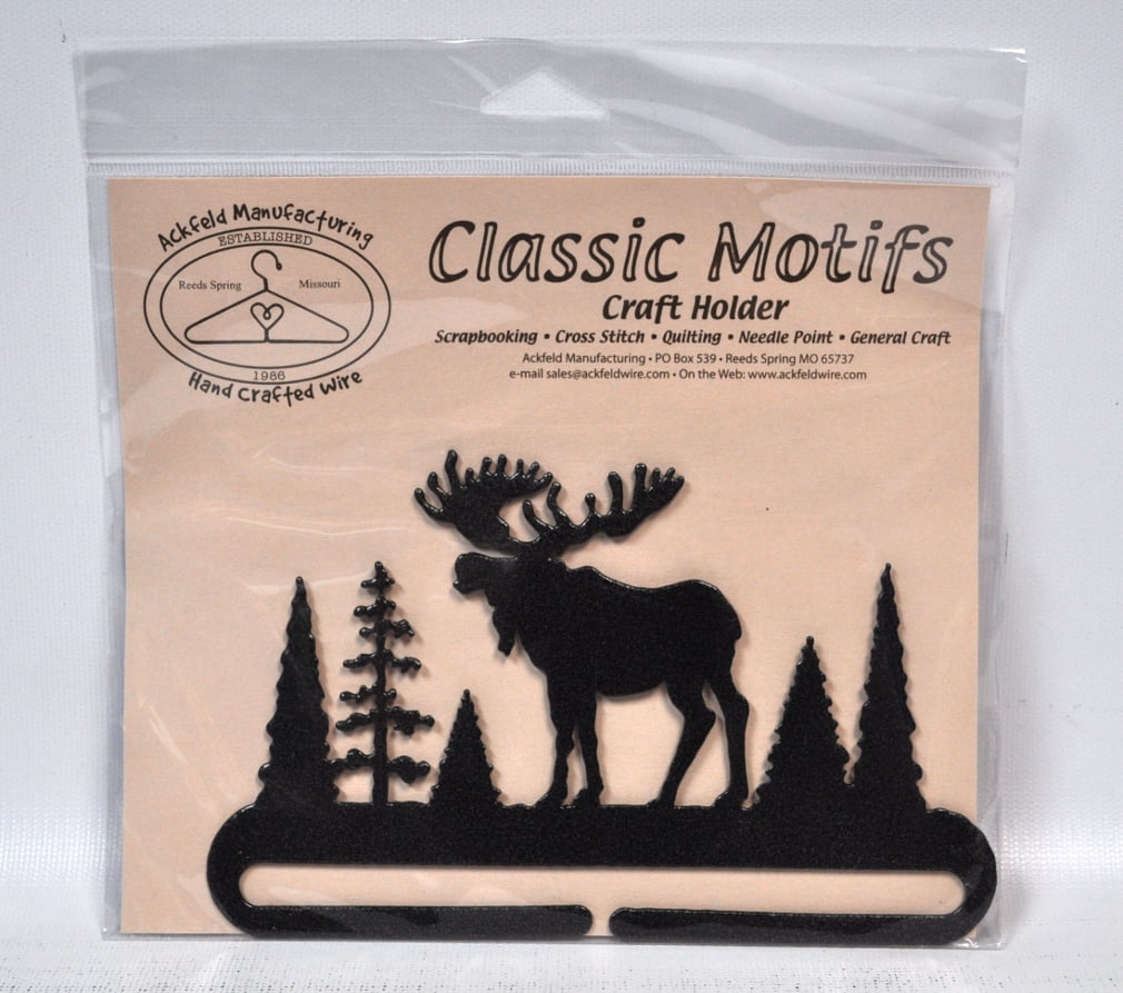 Classic Motifs 6 Inch Alaska Moose Craft Holder