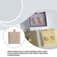 thumbnail image 2 of Exhibición de aretes Tarjetas de inserción Almohadillas Espárragos Joyas Collar personalizado Accesorios de embalaje Bandejas Organización Ropa, zapatos y accesorios Miscelánea Rosa 6*6cm Minnieouse AP017458-01, 2 of 6