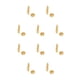 thumbnail image 3 of Jumpingount Alfileres de dibujos animados Pin orejas de trigo broche mundo chico insignia chaqueta vaquera regalo personalizado joyas gafas broches tipo 7 tipo 7 XZ0117 10piezas, 3 of 6