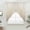 Brown, variant on Brown Beige Ombre Swag Curtains Valance For Kitchen Windows, Abstract Modern Art Gradient Wide Rod Pocket Curtain Drapes, Bedroom Bathroom Cafe Living Room Light Filtering Drapery Panels, 72"W x 36"H