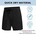 thumbnail image 4 of COOFANDY Mens 2 Pack Athletic Shorts 7 Inch Quick Dry Breathable Lightweight Gym Workout Shorts with Pockets, 4 of 6