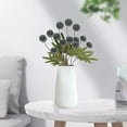 thumbnail image 4 of Usloyux Under $5 Artificial Plants, 5 Head Scallion Ball Chrysanthemum, Fake Green Arrangement for Vase, Wedding Hall Background Decor, Tabletop Office Greenery, No Maintenance Needed, 4 of 6