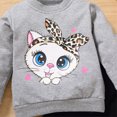 thumbnail image 5 of HCNTES Girls Clothes 12M 24M 1T 2T 3T 4T 5T 6T Girls Long Sleeved Cute Cartoon Tops Blouse Leopard Print Pants Trousers Outfits Set 2Pcs Pretty Clothing Sets Gift for Baby Fall Winter, 5 of 7