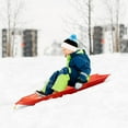 thumbnail image 5 of Back Bay Play 47 in Snow Sled Racer - High Density Plastic Sled 2 Person Toboggan with Pull Rope & 4 Handles Snow Sleds For Kids And Adult, 5 of 9