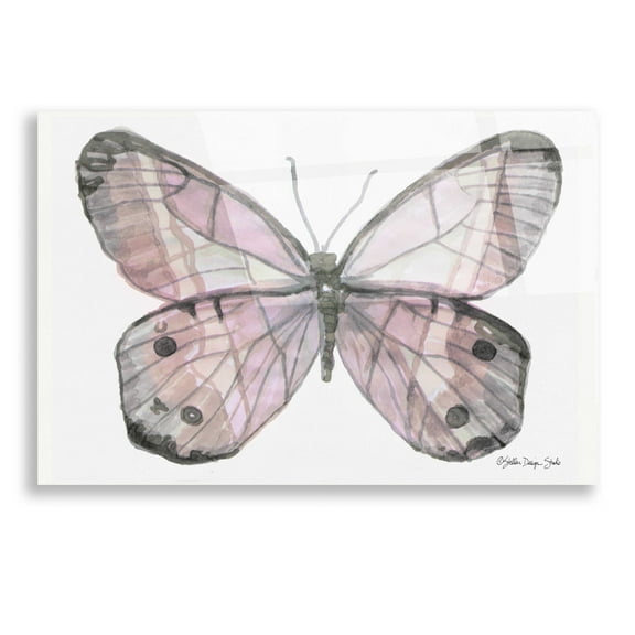 Epic Art 'Butterfly 5' by Stellar Design Studio, Acrylic Glass Wall Art, 16"x12"