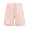 thumbnail image 6 of kaondbfi Shorts for Women Trendy, Solid Color High Waist Casual Pants Elastic Waist Loose Shorts, 6 of 9