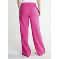 thumbnail image 2 of Scoop Women's and Women’s Plus Linen Blend Tailored Wide Leg Pants, Sizes 0-26W, 2 of 5