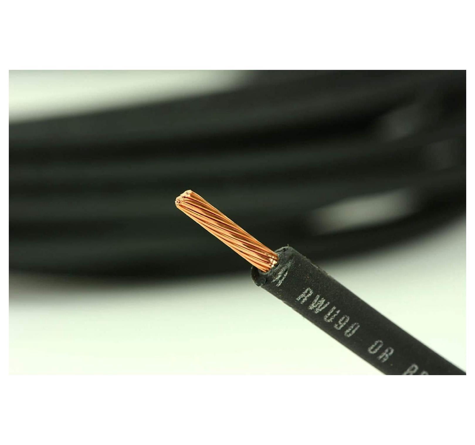 TEMCo 12 AWG/Gauge Solar Cable - Made in The USA 150 Feet Black (Variety of Lengths Available) 150 ft.