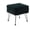 Black, variant on Bubble Textured Stool,17"×17"×17", Decoration Ottoman 4 Metal Legs, Foot Stool Modern Functional Chairs for Makeup Bedroom, Grey