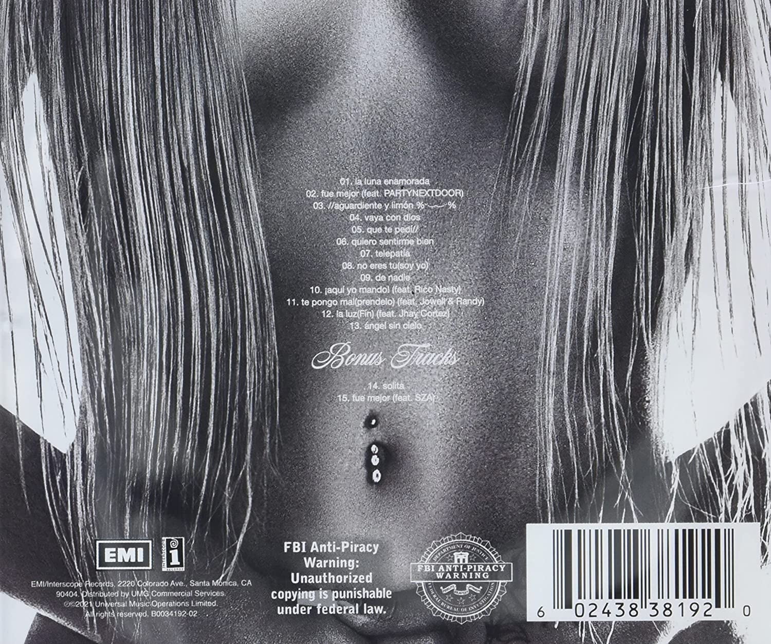 【中古】［CD］Sin Miedo (del Amor y Otros Demonios) Kali Uchis - Sin Miedo (del Amor y Otros Demonios) - Music