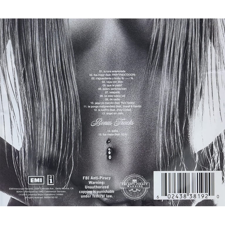 【中古】「非常に良い」［CD］Sin Miedo (del Amor y Otros Demonios) Kali Uchis - Sin Miedo (del Amor y Otros Demonios) - Music