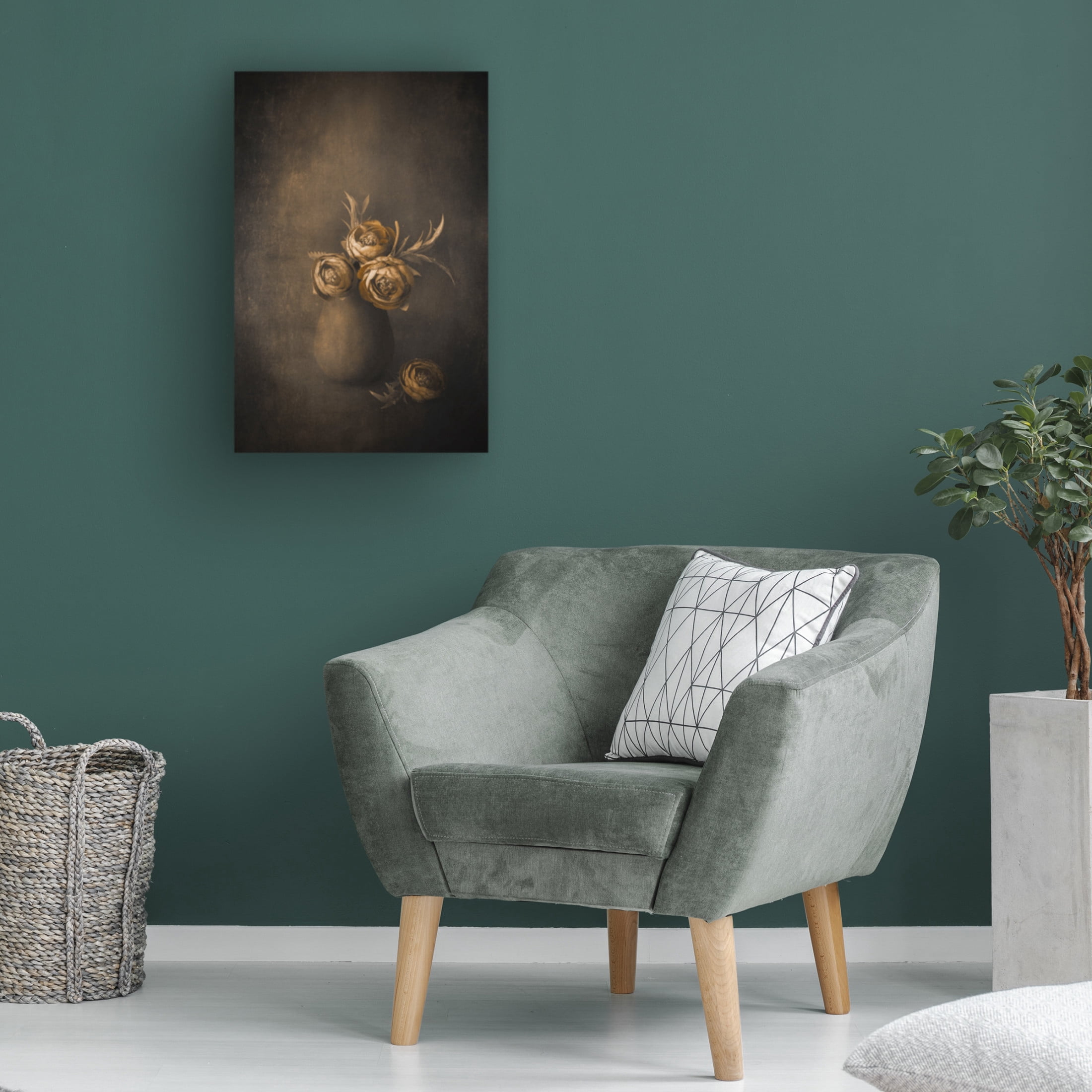 Canvas Wall Art - Cicek Kiral 'Fantasy' Wall Art for Living Room, Bedroom, or Office Décor by Trademark Fine Art - 30 x 47 Inches
