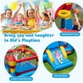 thumbnail image 6 of Infans 3-in-1 Kids Bouncer w/Slide Large Jumping Area & Basketball Hoop w/ 520W Blower, 6 of 7