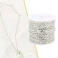 thumbnail image 4 of segolike Chaîne d'Extension pour Collier Fabrication de Bijoux, 0.6mm, 9m, 4 of 7