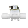 thumbnail image 2 of 2X 12 V 1/2 Pulgada N / C Valvula Solenoide Electrica de Plastico Aire de Agua Magnetico Normalmente Cerrado, 2 of 8